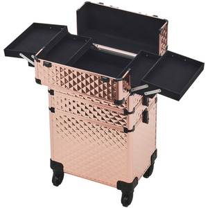 Professional Beauty Case on Wheels by Livingandhome