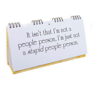 Classic Insults Flip Book - Multicolor by Boxer Gifts