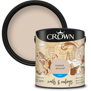 Crown Matt Breatheasy Emulsion Paint - Toasted Almond by Crown Paints