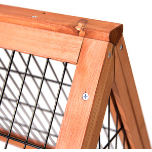 Triangle Wooden Pet Hutch - Wood by Vida Designs