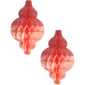 Lantern Honeycombs - Pink by Peacock Supplies