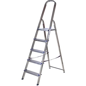 Light-Duty Platform Step Ladder - Silver / 181cm by TB Davies