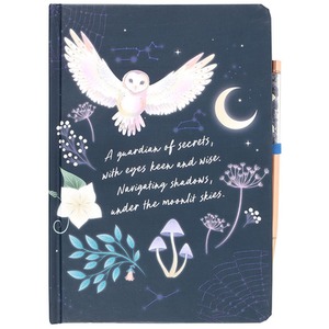 Night Owl Journal with Sodalite Pen - Midnight Blue by Kingsbury Gifts