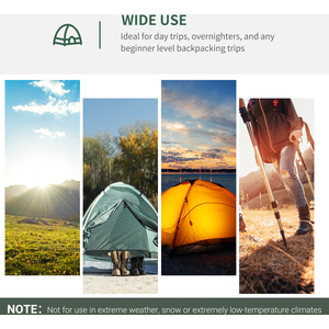 Outsunny 2 Person Camping Tent by Outsunny