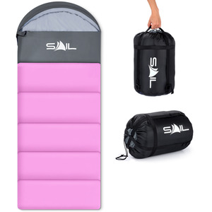 One' 400gsm Sleeping Bag - Pink by SAIL