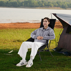 Outdoor Camping Chair - Black by Costway