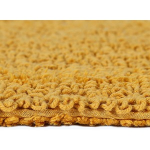 Luxury Reversible Cotton Bath Mat - Yellow by Homescapes