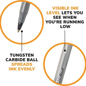 36 Round Stic Xtra Life Ballpoint Pen, Medium Point - Black by BIC