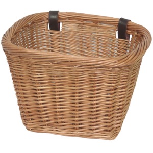 Heritage Rectangular Bicycle Bike Basket - Brown by Red Hamper