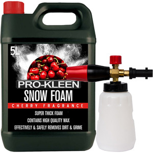 Snow Foam Shampoo with Karcher K Series Snow Foam Lance Pressure Washer - White / 5L Cherry by Pro-Kleen