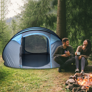 Outsunny 4-5 Adult Pop-up Tent - Sky Blue by Outsunny