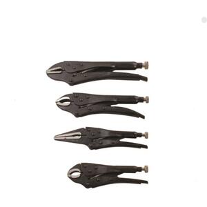 US PRO 4pc Black Locking Pliers Set 5