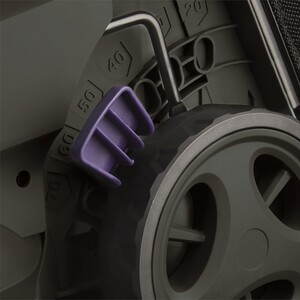 Powerbase Electric Mower with Rear Roller - Green / 37cm Cutting Width by Powerbase