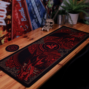 Dungeons & Dragons XL Desk Pad and Coaster Set - Multi by Dungeons & Dragons