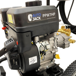 Autojack 7HP Petrol Pressure Washer 207Bar Jet Wash Car Cleaner - Black by Autojack