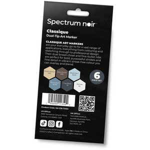Spectrum Noir Classique 6 Pack - Tone Shade by Spectrum Noir