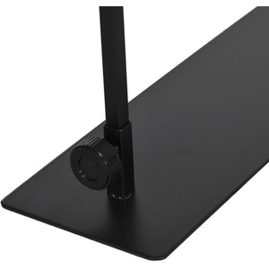 Adjustable Reptile Lamp Stand with Hook - Black by PawHut