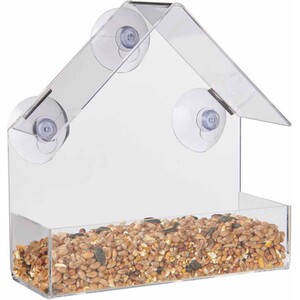 Window Bird Feeder - Clear