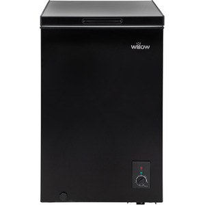 Willow Freestanding 99L Chest Freezer - black by Willow