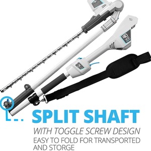 swift 40V Cordless Long Reach Pole Hedge Trimmer - Blue by swift