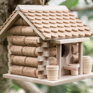 Garden Wild Bird House - Brown by Garden Mile