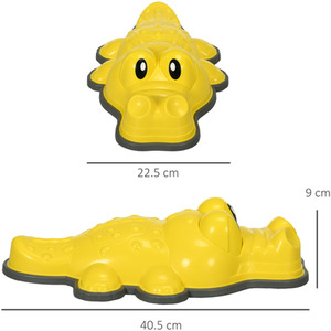 ZONEKIZ Crocodile Designed Balance Stones with Anti Slip Edge - Blue / 9cm by ZONEKIZ