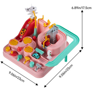 Car Race Tracks Toy Set by Livingandhome