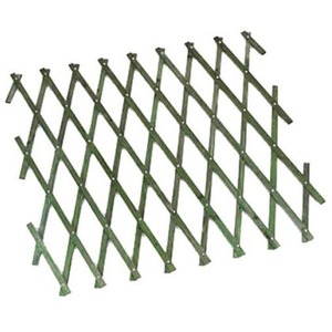 Expanding Wooden Trellis 1.8m x 0.6m - Green by Garden Mile