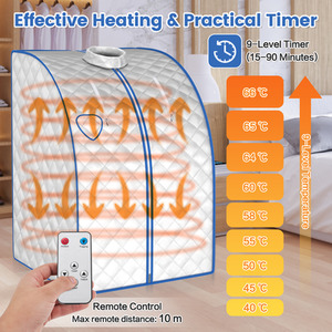 3L Portable Steam Sauna Full Body Detox Therapy Tent - Silver by Costway