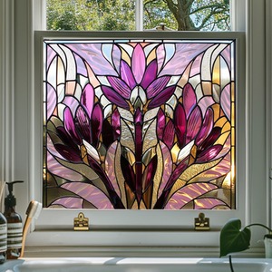 Albiano Stained Glass Window Film by Creative Windows