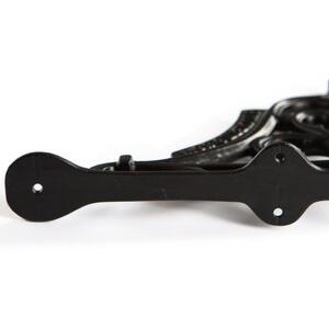 150mm Ornate Iron Shelf Bracket - Black by Hammer and Tongs