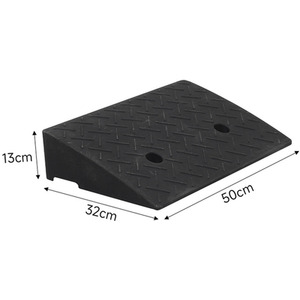2-Pack Heavy-Duty Rubber Curb Ramp by Livingandhome