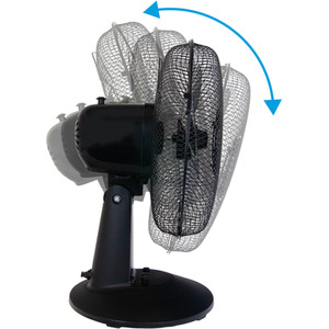 Igenix 12 Inch Desk Fan Black - Black by Igenix