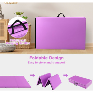 Folding Soft Floor Mat Gym Mat by Costway