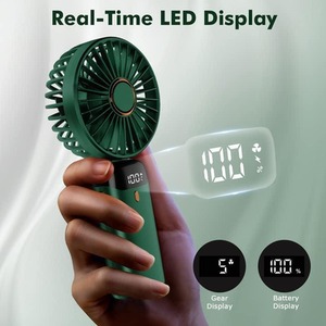 Rechargable Mini Handheld Fan - Green by Dyzi