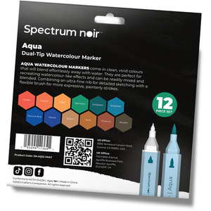 Spectrum Noir Aqua 12 Pack by Spectrum Noir