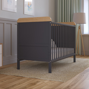 Levi Cot Bed With Mattress - White/Pine by Love For Sleep