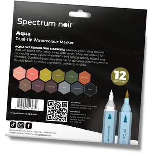 Spectrum Noir Aqua 12 Pack by Spectrum Noir