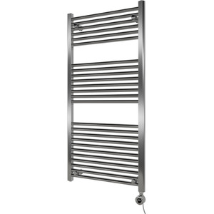 Grace Electric Designer Towel Radiator - CHROME / 60cm by Agadon