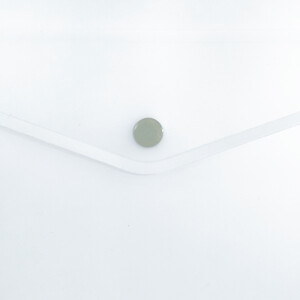 Recycled PP A4 Envelope Folder - White