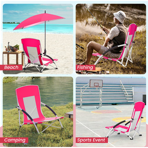 Beach Umbrella Chair by Costway