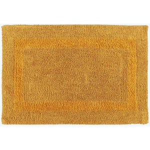 Luxury Reversible Cotton Bath Mat - Yellow by Homescapes