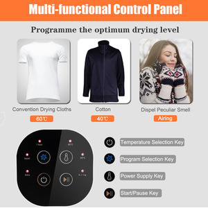 6KG Vented Tumble Dryer 1700W Freestanding Front Tumble Dryer - White by Costway