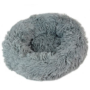 Fluffy Dog Bed in Grey - Grey / XS by Actiaspet