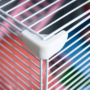 Pawhut 5 Tier Hamster Cage Carrier Habitat with Exercise Wheels, Green - Green by Pawhut