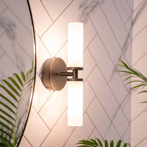 Canya 2 Way Black Bathroom Wall Light With 3W LED G9 3000K - Black by ValueLights