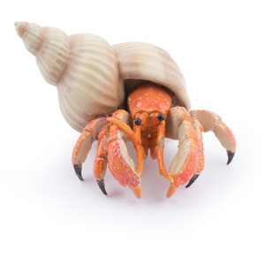 PAPO Marine Life Hermit Crab Toy Figure - Orange by PAPO