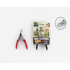 PET NAIL CLIPPERS 12.5*8CM (red) - Red by Bristar