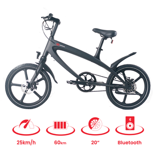 The Official Cruzaa E-Bike Carbon Black Built in Bluetooth Speakers - Black by Cruzaa