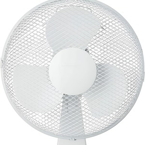 12inch Low Noise 3 Speed Desk Fan - White by Unbranded